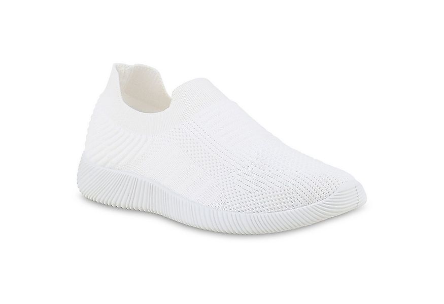 VAN HILL 841648 Laufschuh Damen Slip Ons Sportschuhe Sportliche Strick Prof günstig online kaufen