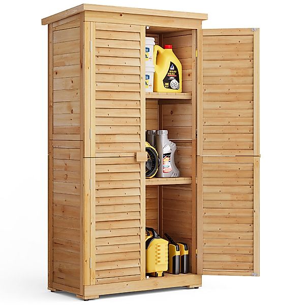 Bealife Gartenhaus Gartenschrank, Holz, wetterfest, mit günstig online kaufen