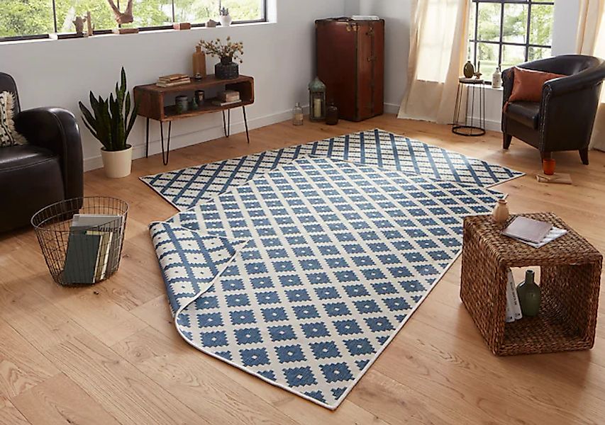 HANSE Home Teppich »Nizza Wendeteppich«, rechteckig, 5 mm Höhe, In-& Outdoo günstig online kaufen
