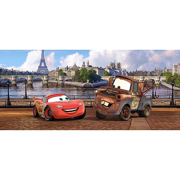 Disney Poster Cars Rot Braun und Blau 202 x 90 cm 600855 günstig online kaufen