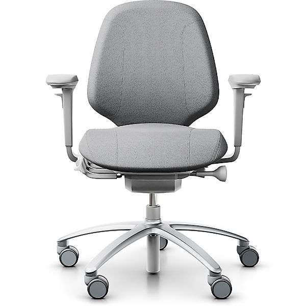 RH Mereo 200 Silver Grey Bürostuhl | Halbhohe Rückenlehne | Stoff Capture h günstig online kaufen