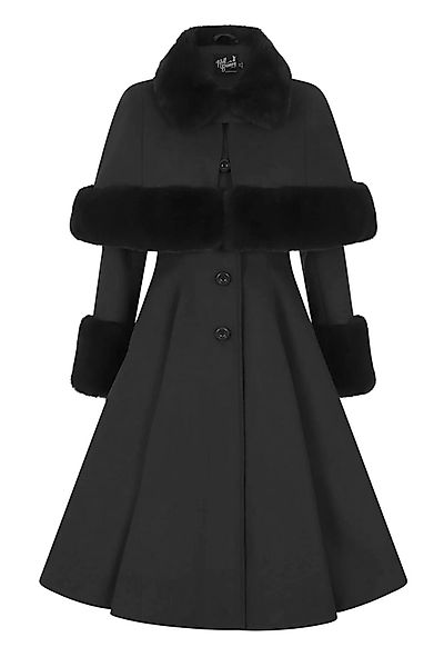 Hell Bunny Wintermantel Capulet Coat Schwarz günstig online kaufen
