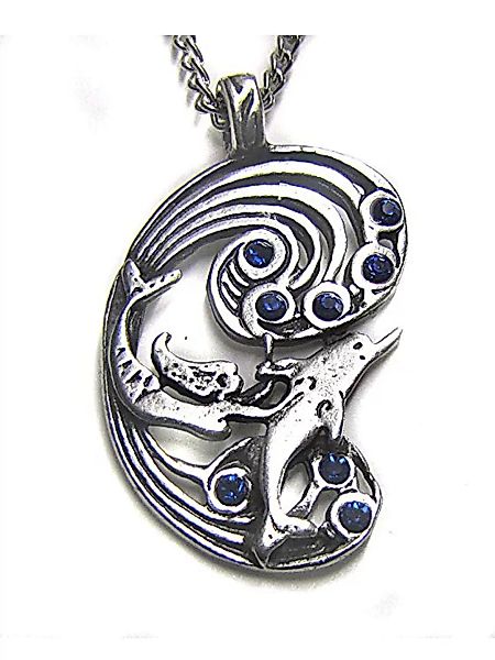 Adelia´s Amulett "Amulett Anhänger", Meerjungfrau und Delphin - Für Harmoni günstig online kaufen