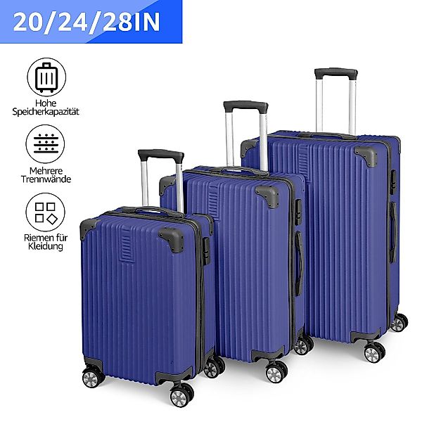 NULSTA Kofferset Handgepäck Koffer M-L-XL 20/24/28in, günstig online kaufen