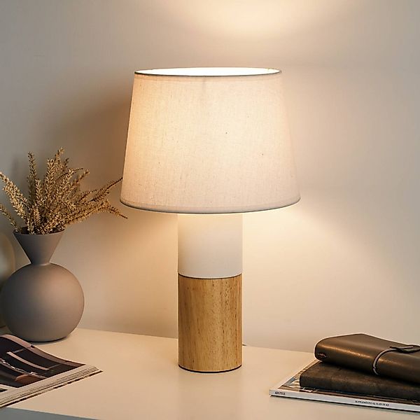 Pauleen Tischleuchte »Woody Elegance«, 1 flammig, Leuchtmittel E27   ohne L günstig online kaufen