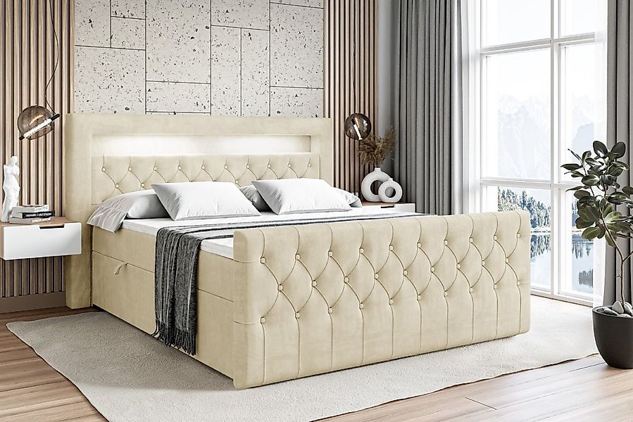 ALTDECOR Boxbett AURORA (Multipocket-Matratze H4. H3 Matratze Bonellfederun günstig online kaufen
