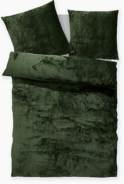 my home Bettwäsche "Desner3" 2 Stk. tlg. Bettwäsche mit Reißverschluss, Cas günstig online kaufen