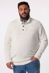 Men Plus Rundhalspullover Men+ Troyer Zippkragen günstig online kaufen