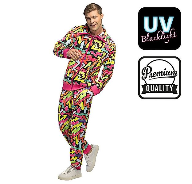 Boland Kostüm Trainingsanzug'Street Art' für Herren, Mehrfarbig günstig online kaufen