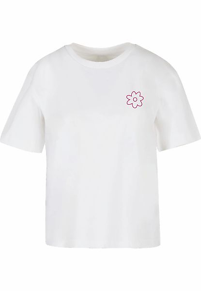 Merchcode T-Shirt "Merchcode Ladies Flower Tee" 1 Stk. günstig online kaufen