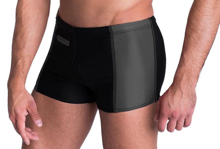 Aquarti Badepants Aquarti Herren Badehose mit Reißverschlusstasche Badeshor günstig online kaufen