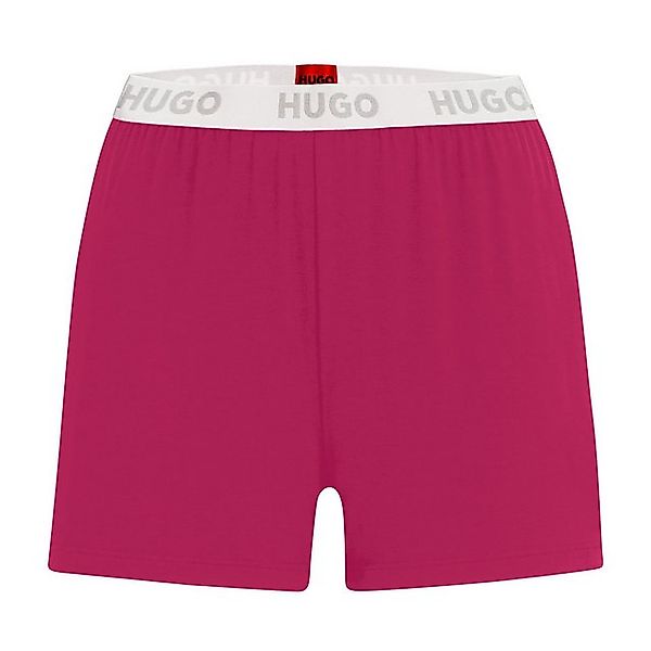 HUGO Pyjamashorts Unite Shorts mit sichtbarem Bund mit Marken-Logos günstig online kaufen