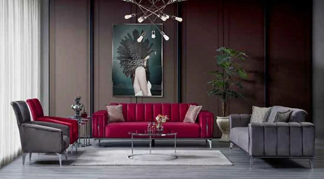 JVmoebel 3-Sitzer Gepolstertes Luxuriöses Sofa 3-Sitzer im Modernen Stil fü günstig online kaufen