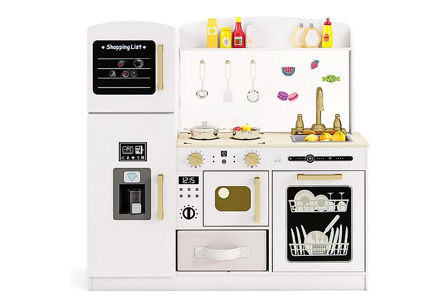 COSTWAY Spielküche, Kinderküche mit Zubehör für Kinder ab 2 Jahren günstig online kaufen