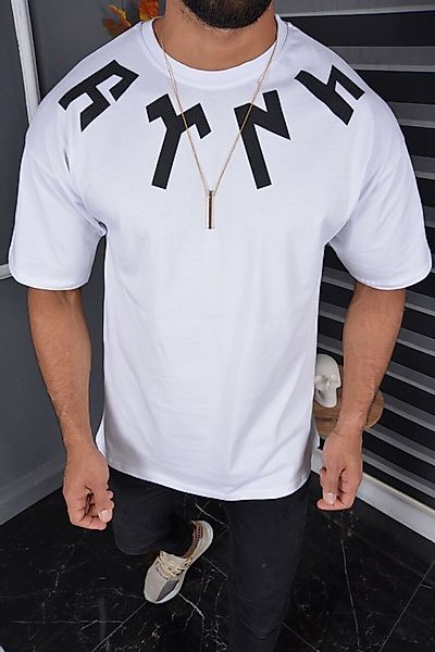 Megaman Jeans T-Shirt Megaman Herren Bedrucktes günstig online kaufen