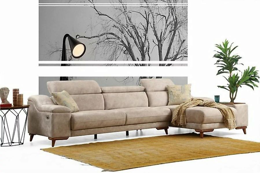 JVmoebel Ecksofa Design Ecksofa L-Form Wohnzimmer Sofa Couch Modern, 3 Teil günstig online kaufen