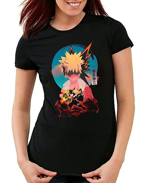 style3 T-Shirt Katsuki Attack anime manga my hero academia cosplay günstig online kaufen