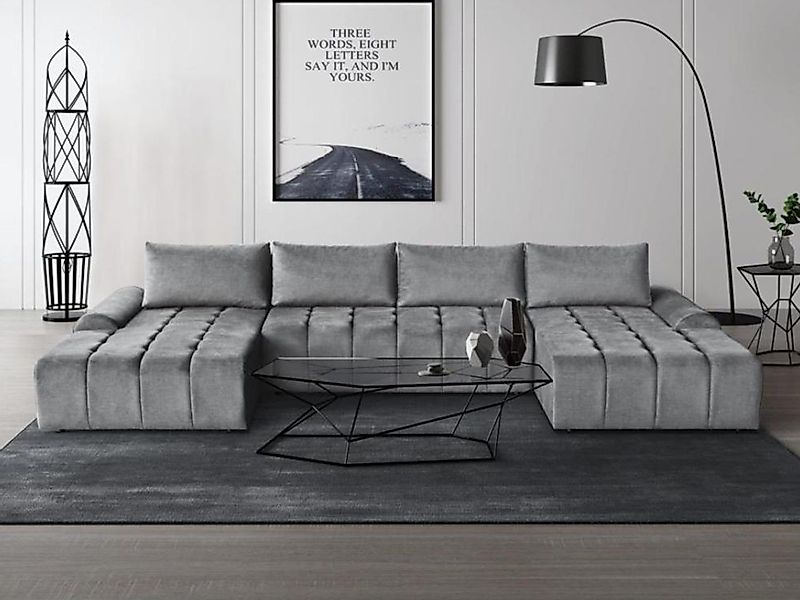Beautysofa Ecksofa Costa U, inkl. Schlaffunktion, günstig online kaufen