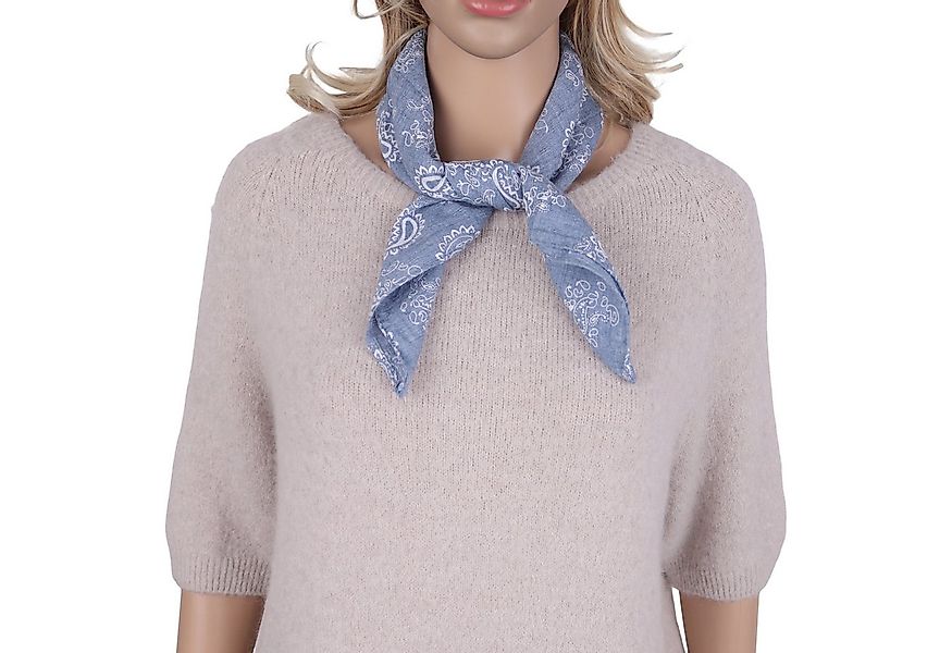 MIRROSI Nickituch ierecktuch ca. 60 × 60 cm, wunderschönes Paisley-Muster, günstig online kaufen