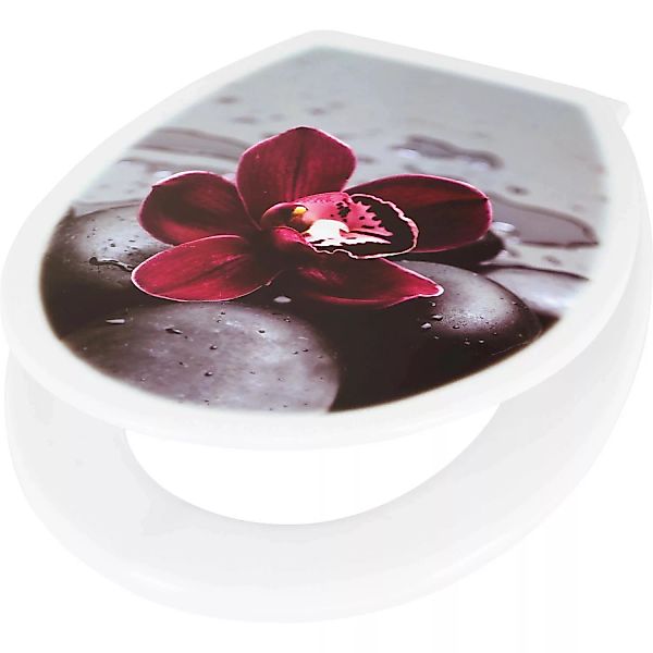 WC-Sitz Orchidee Thermoplast Blumenmotiv günstig online kaufen
