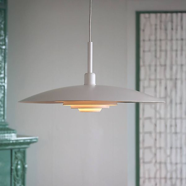 Markslöjd Hängeleuchte Piny, weiß, Ø 57 cm, Metall, E27 günstig online kaufen