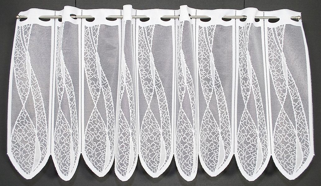 Gardinen Kranzusch Scheibengardine mit Welle, Stangendurchzug, transparent, günstig online kaufen