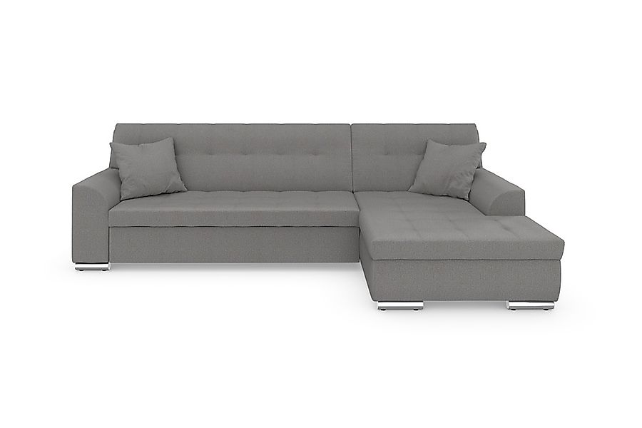 DOMO collection Ecksofa "Treviso viele Bezüge, auch in Cord, L-Form, B/T/H: günstig online kaufen