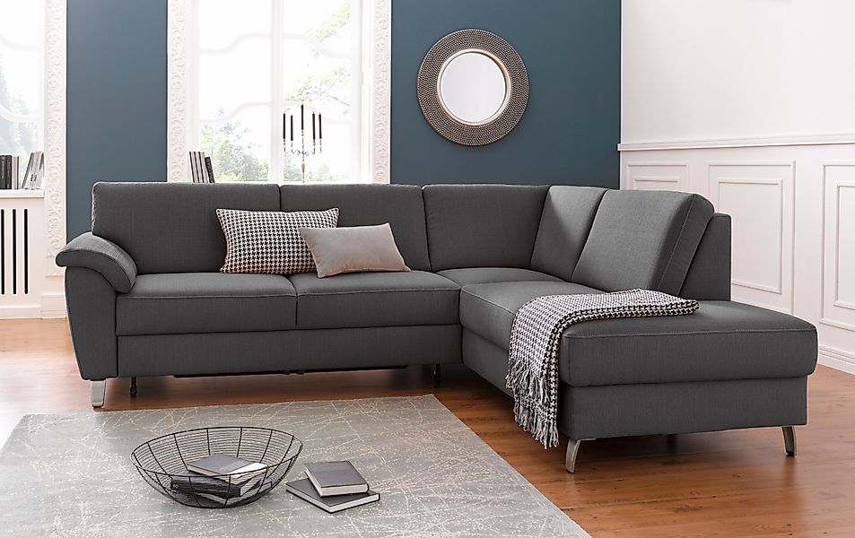 sit&more Ecksofa Texel L-Form, mit Federkern, günstig online kaufen