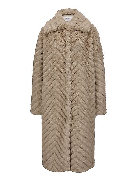 Milestone Fellimitatmantel MSAliya langer mondäner Fake günstig online kaufen