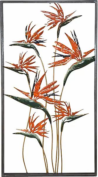 HOFMANN LIVING AND MORE Wanddekoobjekt »Wanddekoration« Strelizien, mit Rah günstig online kaufen