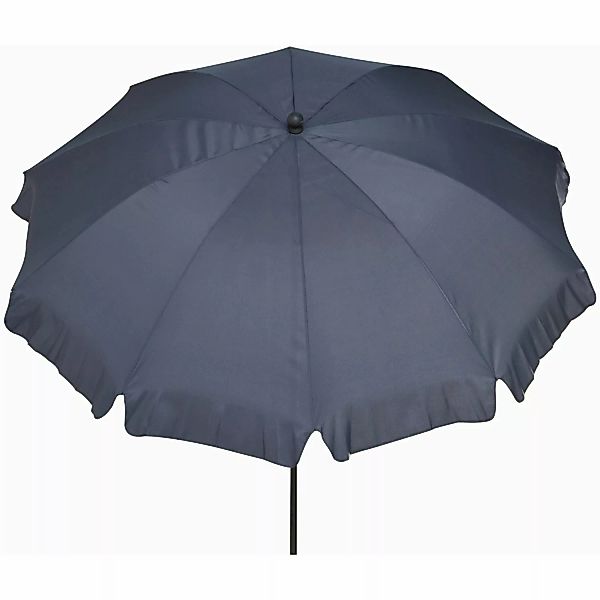 Siena Garden Marktschirm Ø 200 cm Grau mit Push-Up Mechanik günstig online kaufen