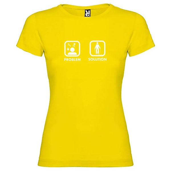 Kruskis Problem Solution Train Kurzärmeliges T-shirt M Yellow günstig online kaufen