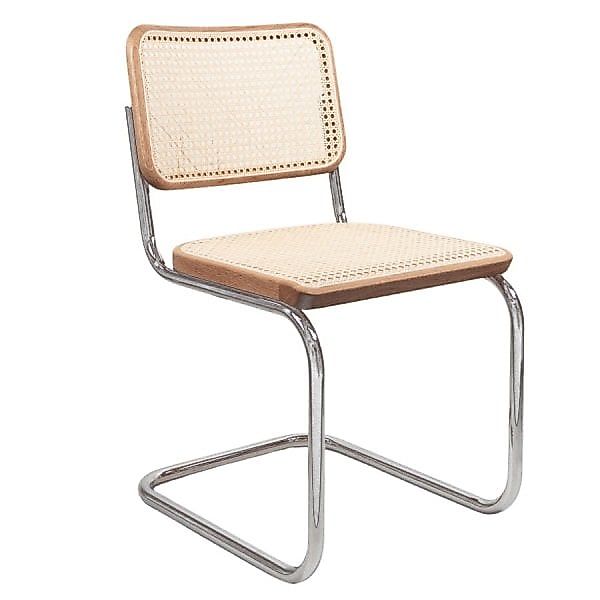 THONET S 32 V | Eiche Pure Materials | Stahlrohr-Freischwinger | Gestell ve günstig online kaufen
