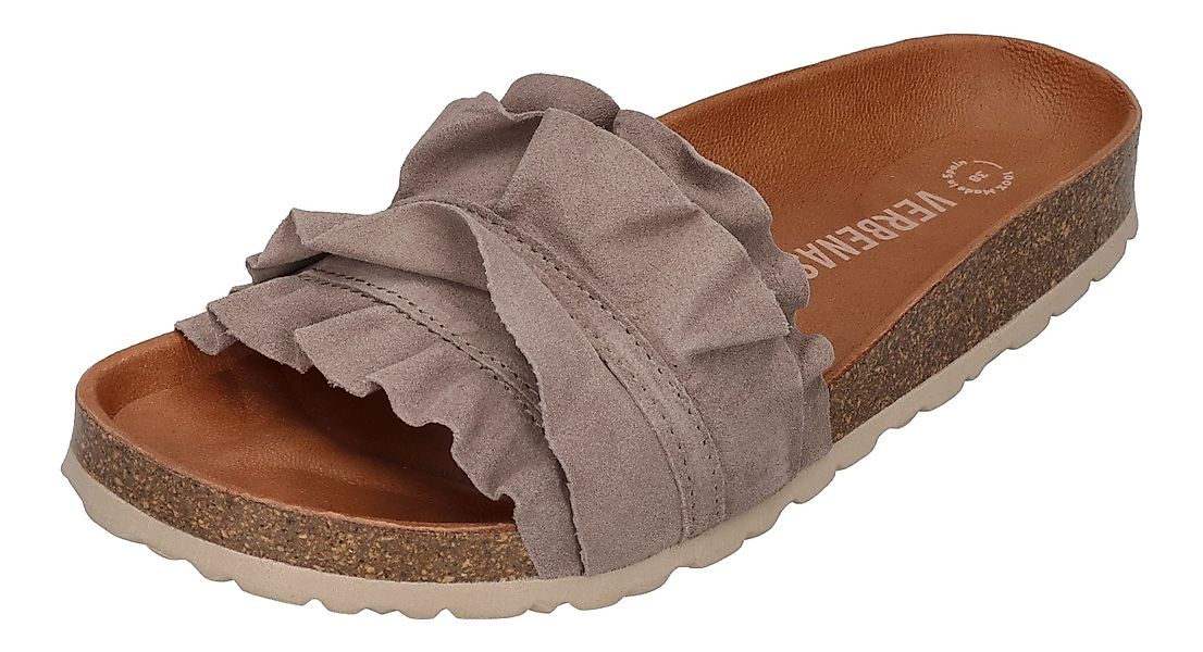 VERBENAS ROCIO serraje volante Pantolette Perla günstig online kaufen