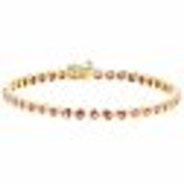 Armband 925-Sterling Silber vergoldet Glänzend Rhodolith günstig online kaufen