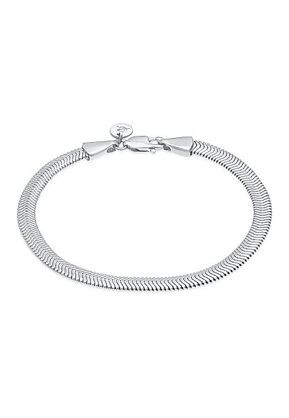 Elli Premium Armband Flach Elegant Schlangenkette günstig online kaufen