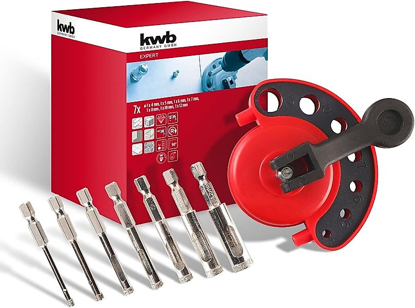 kwb Lochsäge, 8-tlg. Diamant-Lochsägen Set Ø günstig online kaufen