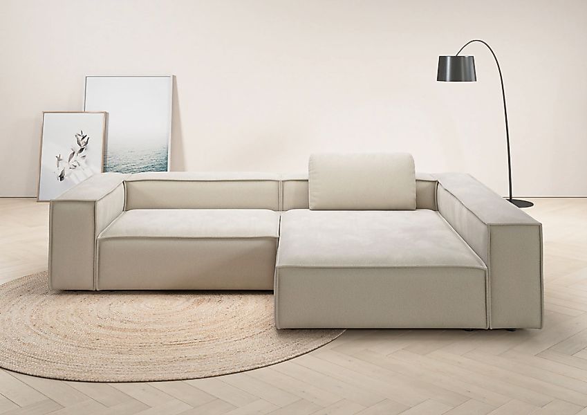 Home affaire Ecksofa "Watertown, moderne XXL L-Form, 306 cm breit" Komforta günstig online kaufen