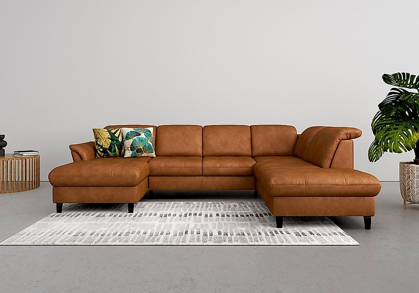 sit&more Wohnlandschaft "Maggiore U-Form" wahlweise mit Kopfteilverstellung günstig online kaufen