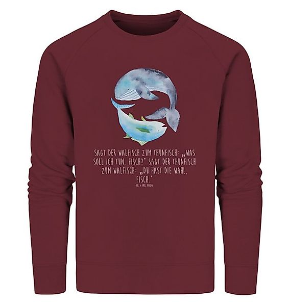 Mr. & Mrs. Panda Longpullover Walfisch Thunfisch Größe L - Burgundy - Gesch günstig online kaufen