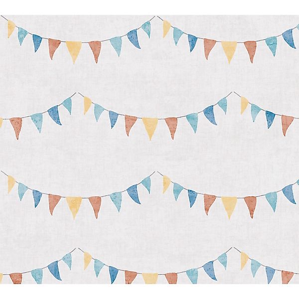 A.S. Creation Vliestapete Girlande 10,05 m x 0,53 m Beige-Bunt FSC® günstig online kaufen