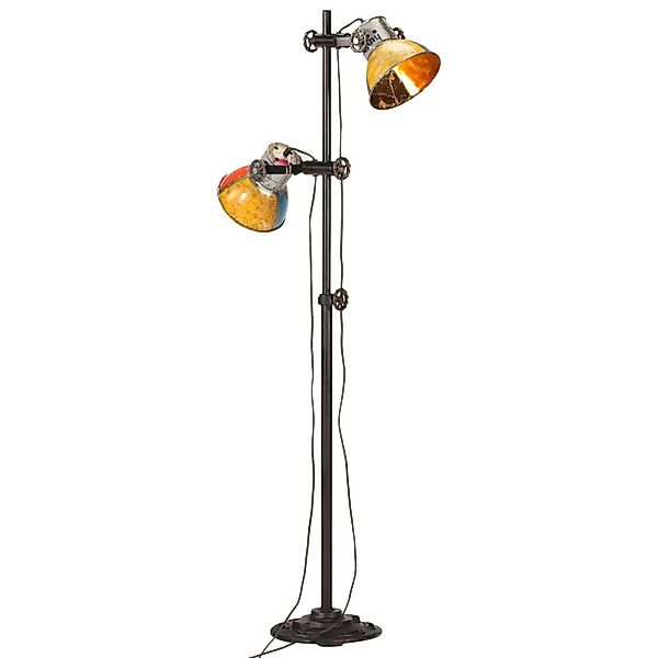 vidaXL Deckenleuchte Stehlampe mit 2 Lampenschirmen günstig online kaufen