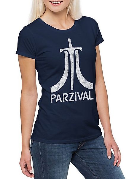 Urban Backwoods Print-Shirt Parzival Damen T-ShirtRPG Dungeons Role Game Pl günstig online kaufen