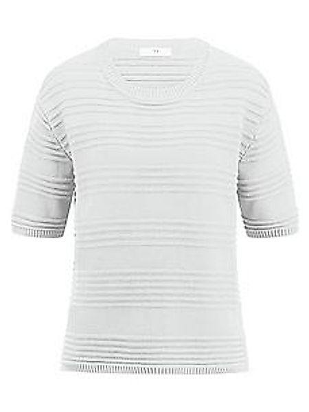 Rundhals-Pullover Peter Hahn weiss günstig online kaufen