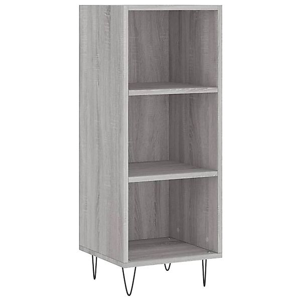 vidaXL Sideboard Grau Sonoma 34,5x32,5x90 cm Holzwerkstoff 828730 günstig online kaufen