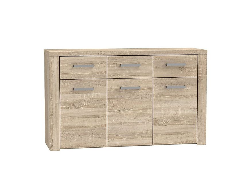 Newroom Sideboard Cosima, Sideboard Sonoma Eiche Modern Kommode Highboard W günstig online kaufen