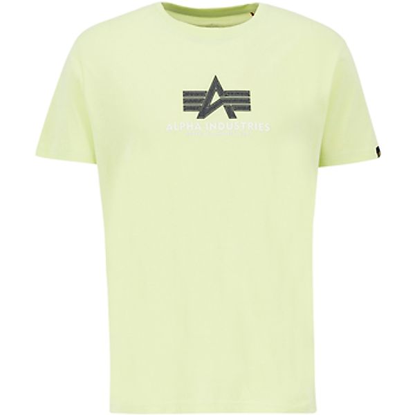 Alpha Industries  T-Shirts & Poloshirts Basic T Rubber - Arctic Lime günstig online kaufen