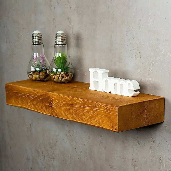 Levandeo® Wandregal, levandeo Wandregal Holz Massiv günstig online kaufen