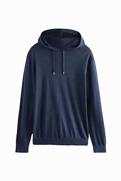 Next Kapuzenpullover Regular Fit Signature Hoodie aus 100 % Merinowolle (1- günstig online kaufen