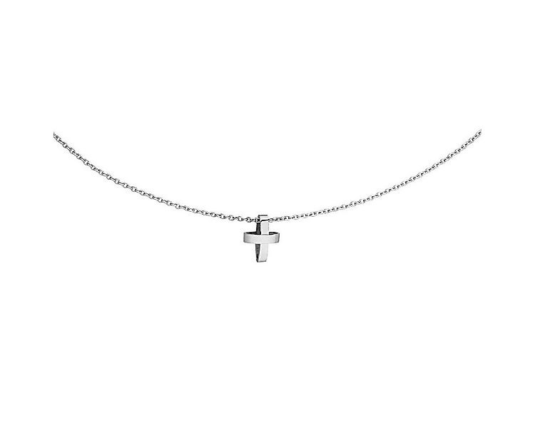 M&M Kette mit Anhänger Halskette Damen silber mit Kreuz-Anhänger (1-tlg), " günstig online kaufen